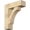 Ekena Millwork Legacy Block Rough Sawn Bracket w/ Offset Brace, Douglas Fir, 8"W x 26"D x 30"H BKT0806X26X30LEC05RDF - alternate 1